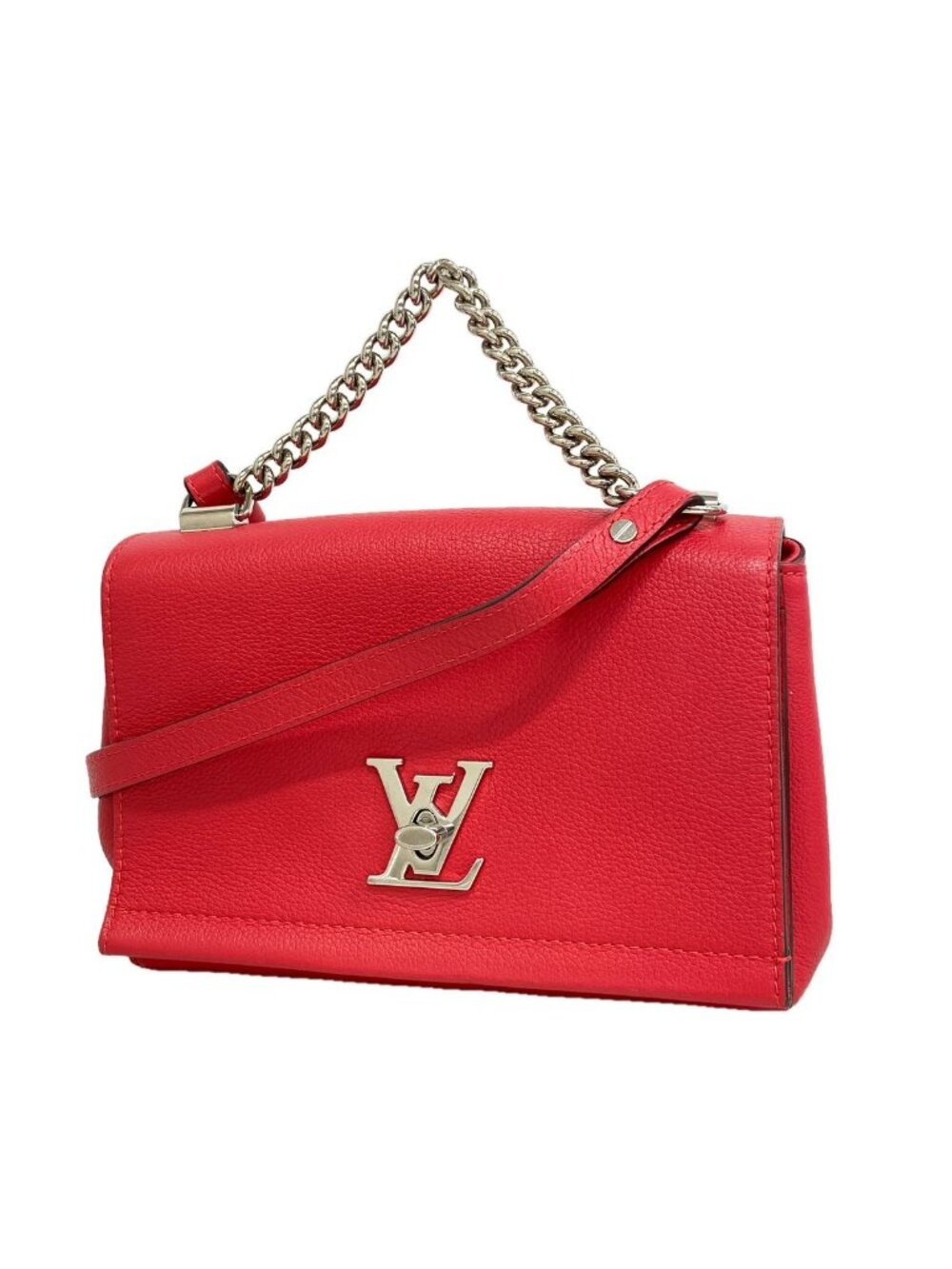 Louis Vuitton Handbag Lockme II BB Ruby 2-Way Bag